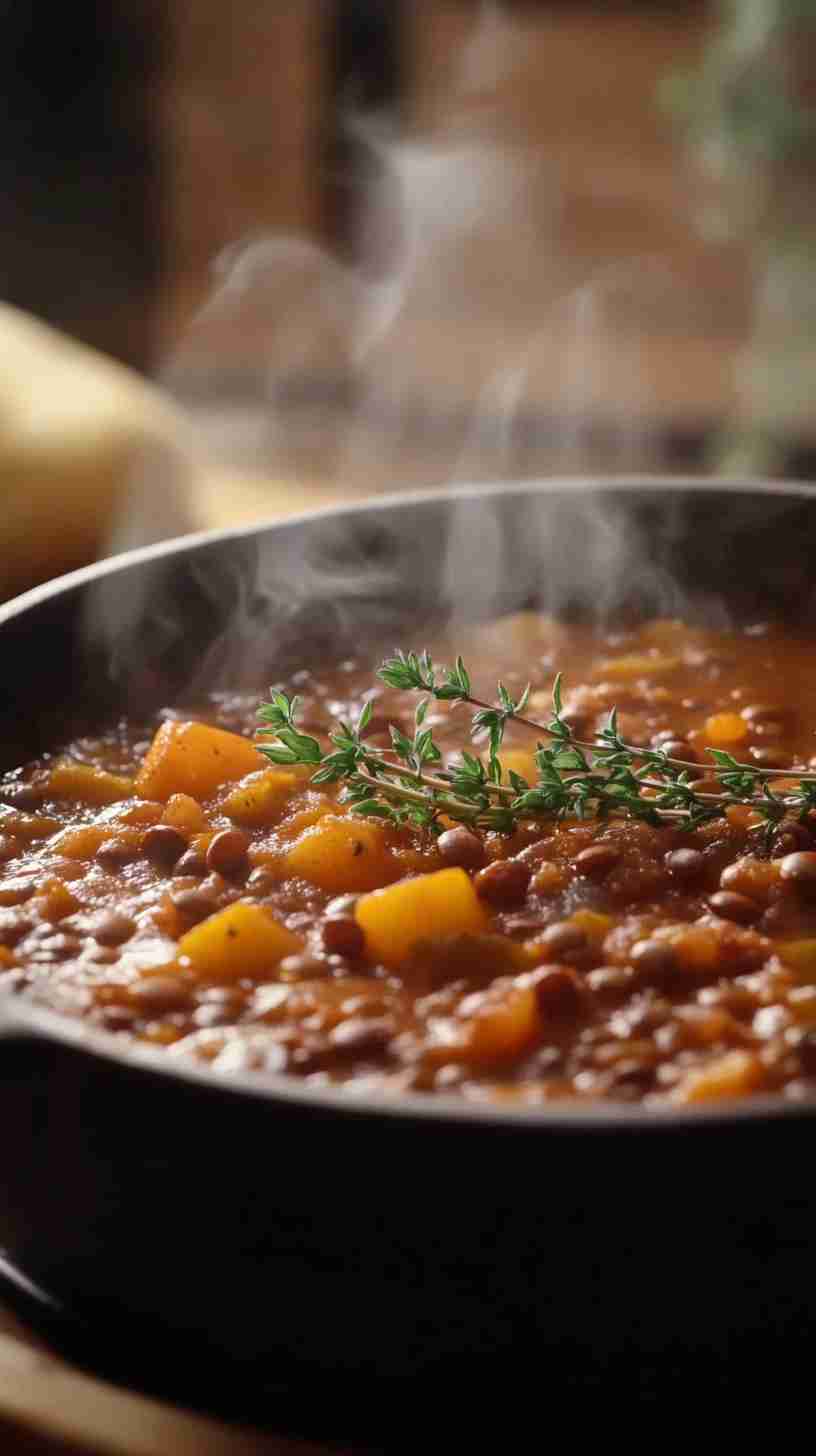 Slow Cooker Hearty Vegetable and Lentil Stew Slow Cooker Hearty Vegetable and Lentil Stew