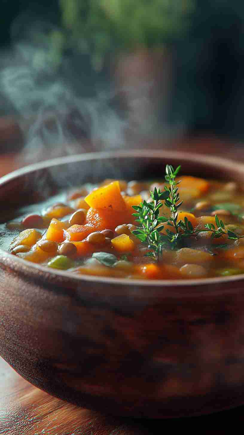 Slow Cooker Hearty Vegetable and Lentil Stew Slow Cooker Hearty Vegetable and Lentil Stew
