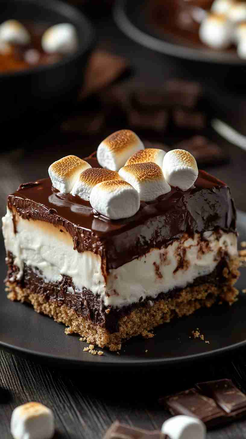 S'mores Cake in the Slow Cooker in Slow Cooker S'mores Cake in the Slow Cooker in Slow Cooker
