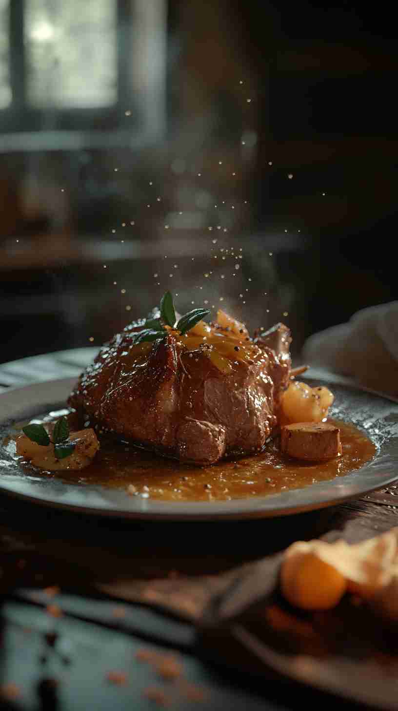 Spicy Apple Cider Pork Roast in Slow Cooker Spicy Apple Cider Pork Roast in Slow Cooker
