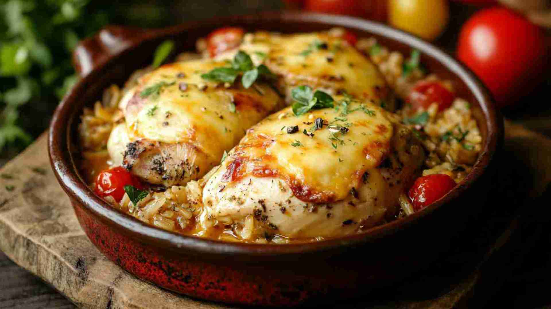 Savory Chicken and Rice Casserole in Slow Cooker