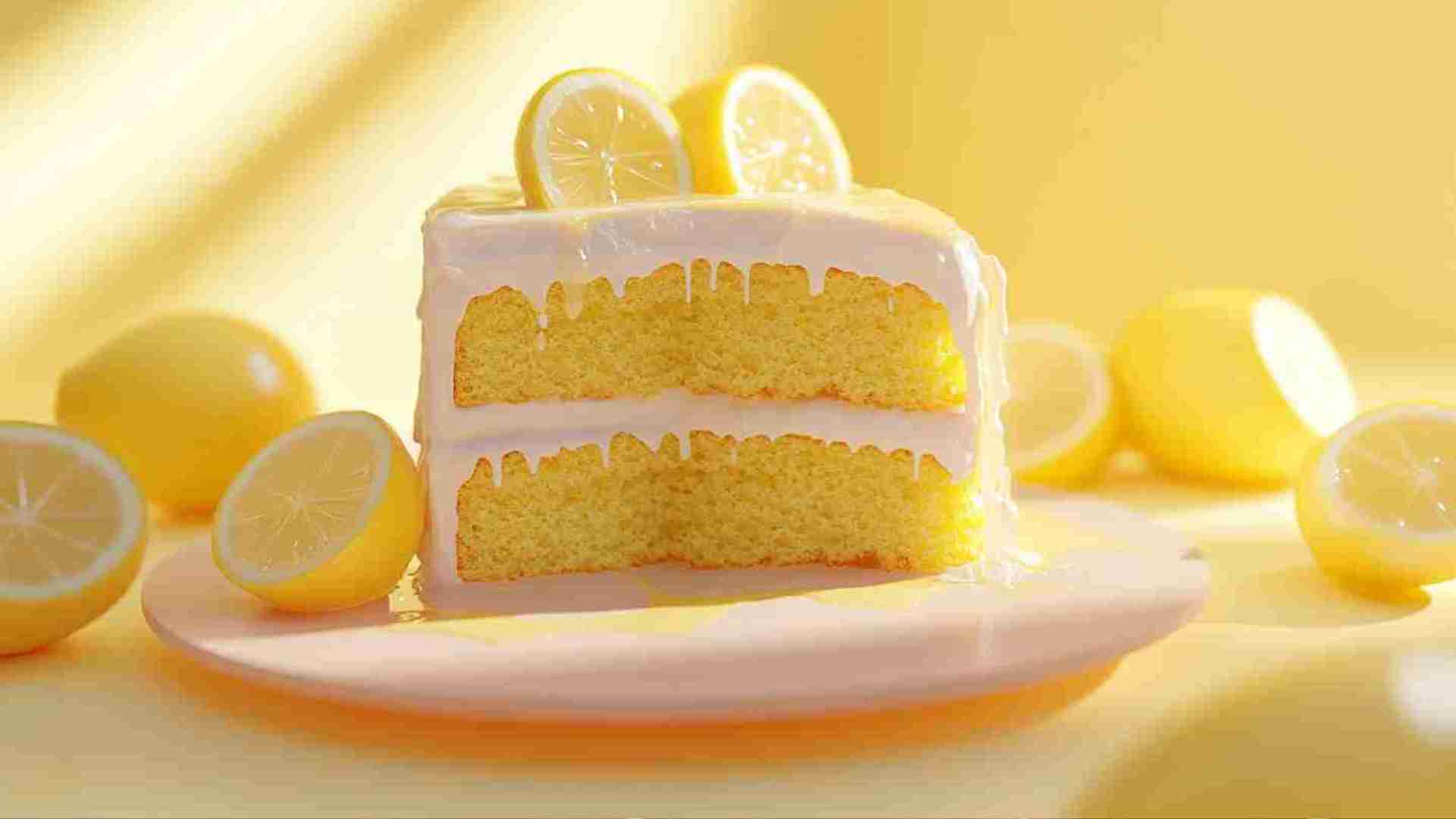 Lemon Cake with a Twist in Slow Cooker