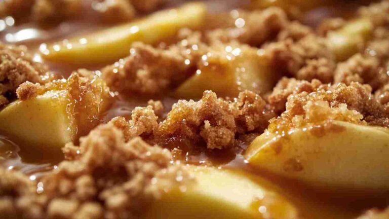 Slow Cooker Caramel Apple Dump Cake