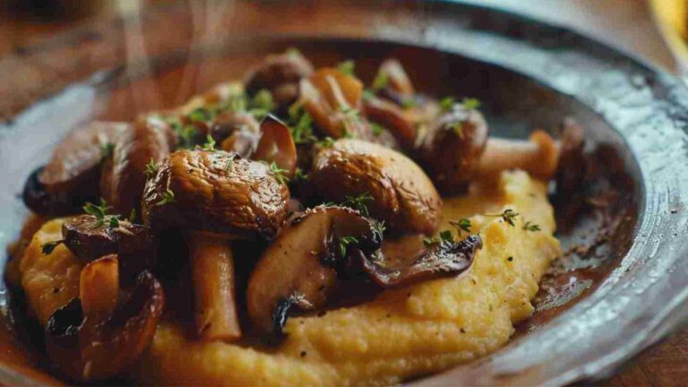 Sautéed Mushrooms and Polenta