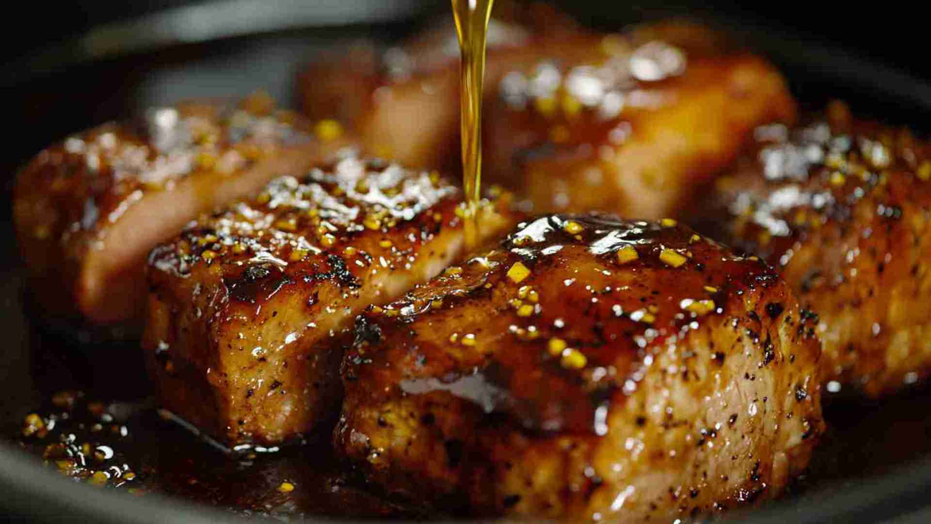 Slow Cooker Balsamic Glazed Pork Roast