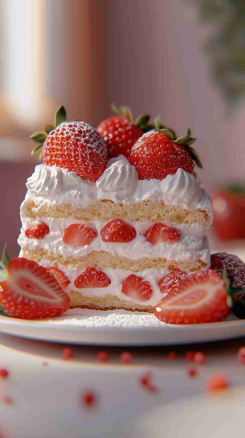 Strawberry Shortcake Slow Cooker Cake in Slow Cooker Strawberry Shortcake Slow Cooker Cake in Slow Cooker
