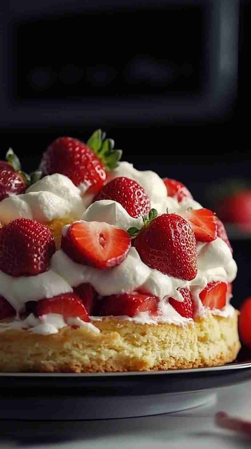 Strawberry Shortcake Slow Cooker Cake in Slow Cooker Strawberry Shortcake Slow Cooker Cake in Slow Cooker