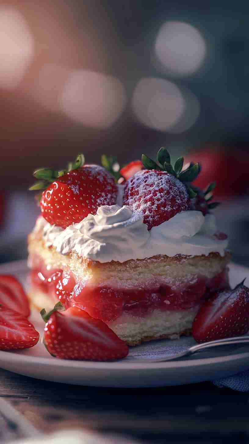 Strawberry Shortcake Slow Cooker Cake in Slow Cooker Strawberry Shortcake Slow Cooker Cake in Slow Cooker