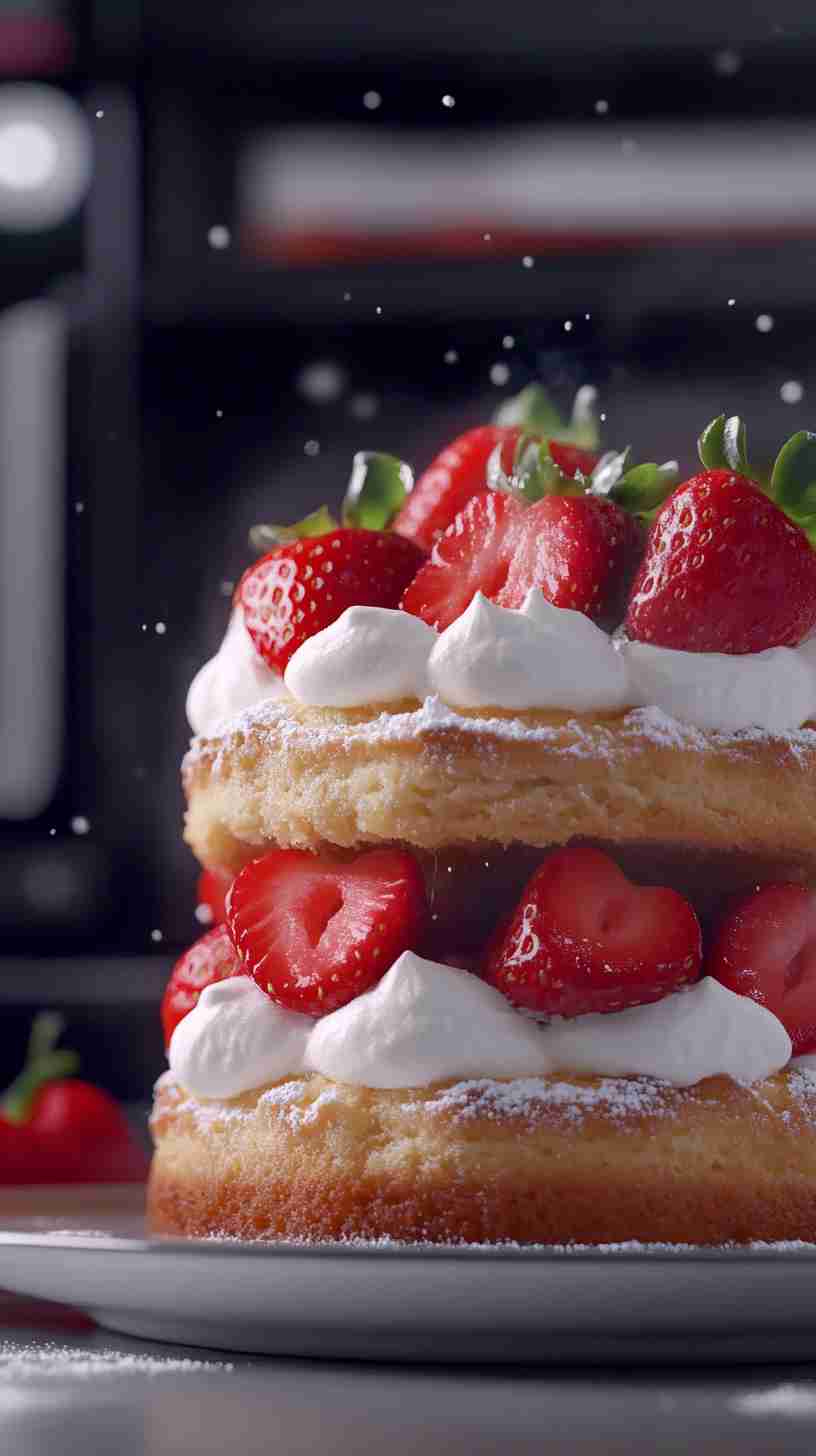 Strawberry Shortcake Slow Cooker Cake in Slow Cooker Strawberry Shortcake Slow Cooker Cake in Slow Cooker