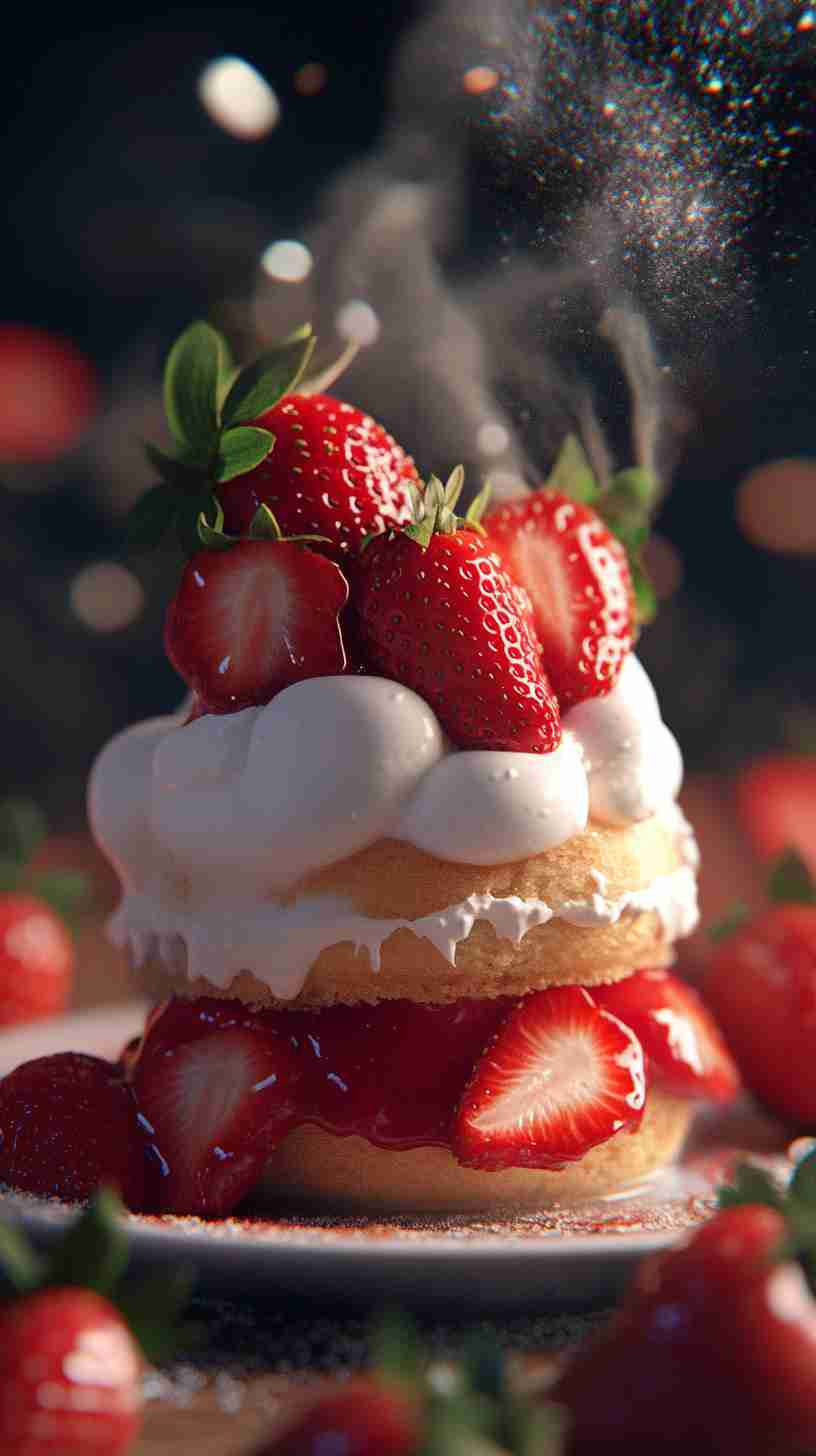 Strawberry Shortcake Slow Cooker Cake in Slow Cooker Strawberry Shortcake Slow Cooker Cake in Slow Cooker