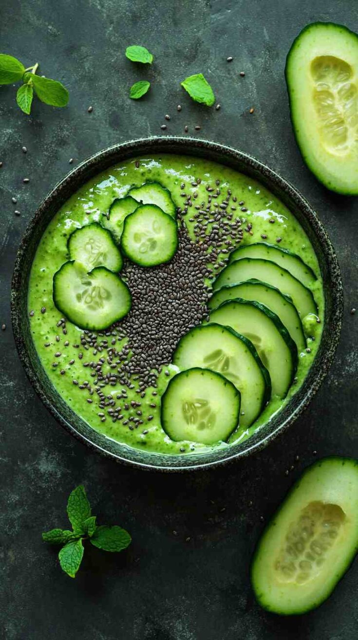Avocado Mint Magic Smoothie Bowl Avocado Mint Magic Smoothie Bowl