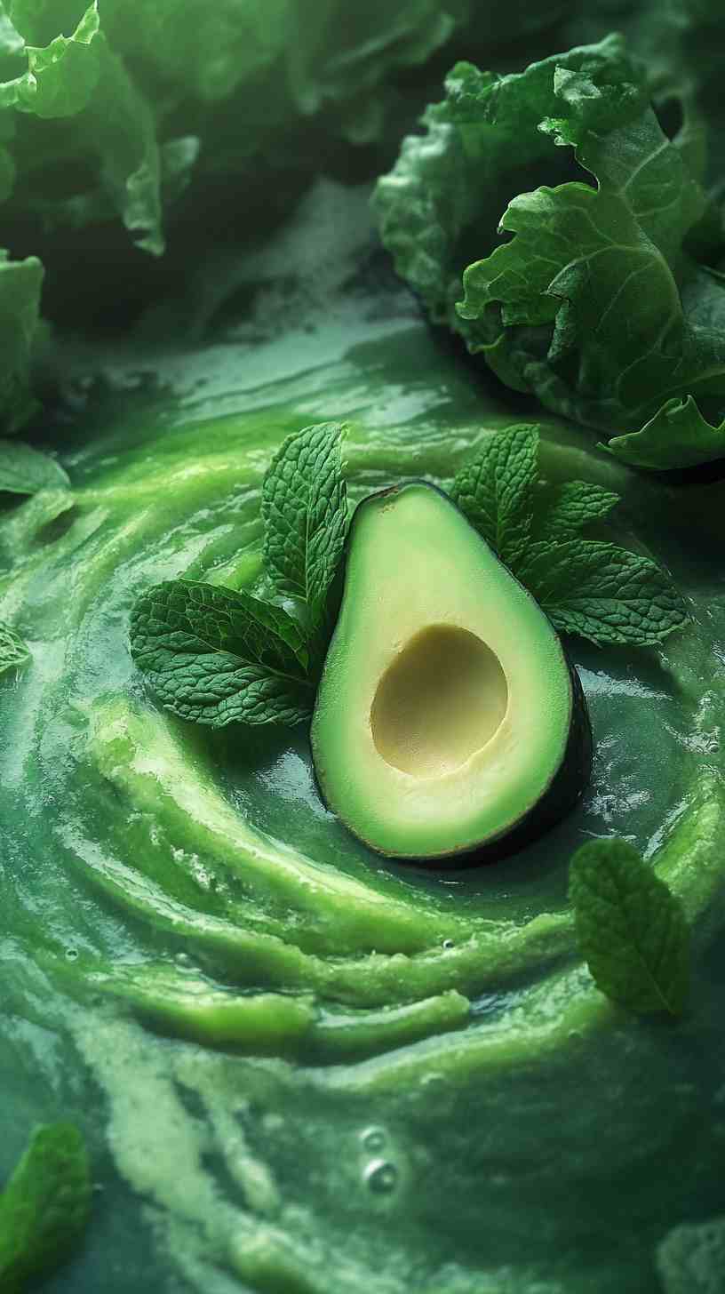 Avocado Mint Magic Smoothie Bowl Avocado Mint Magic Smoothie Bowl