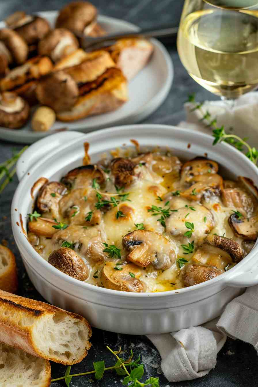 Baked Parmesan Mushrooms Baked Parmesan Mushrooms