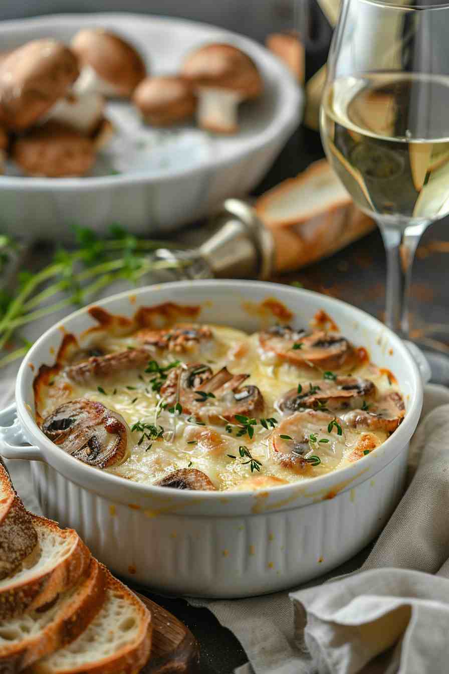Baked Parmesan Mushrooms Baked Parmesan Mushrooms