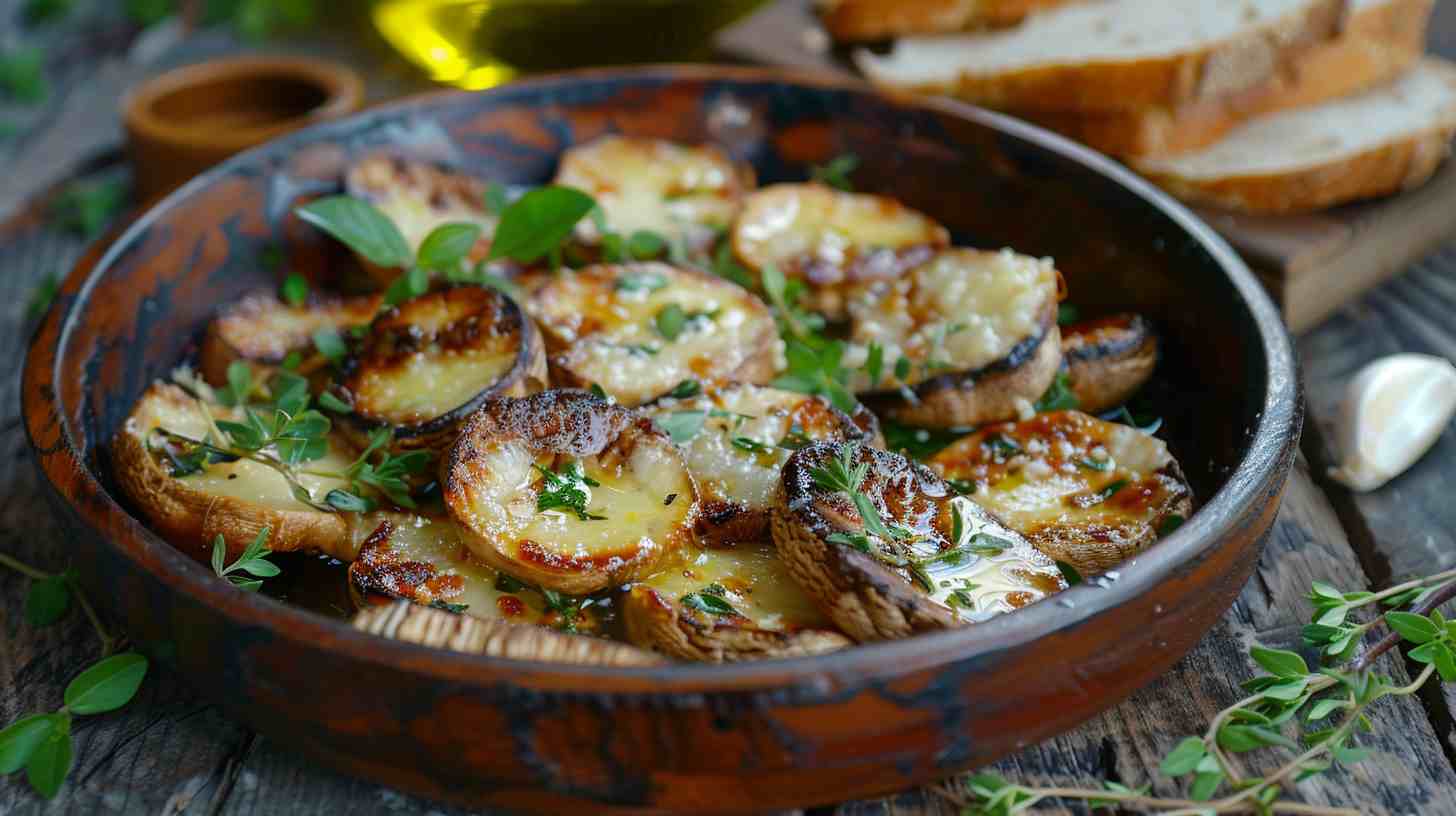 Baked Parmesan Mushrooms