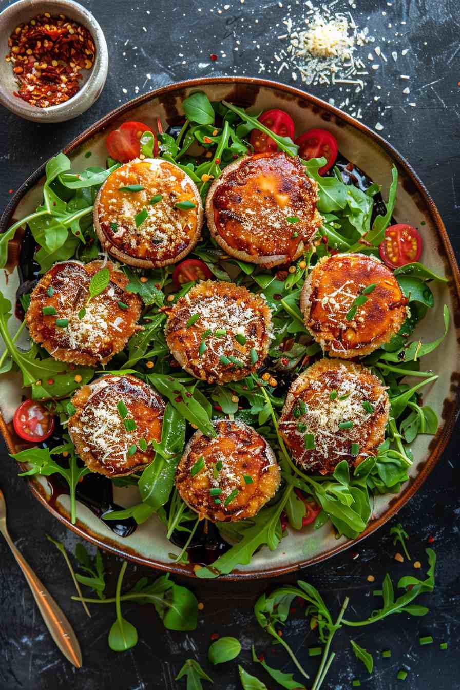 Baked Parmesan Mushrooms Baked Parmesan Mushrooms