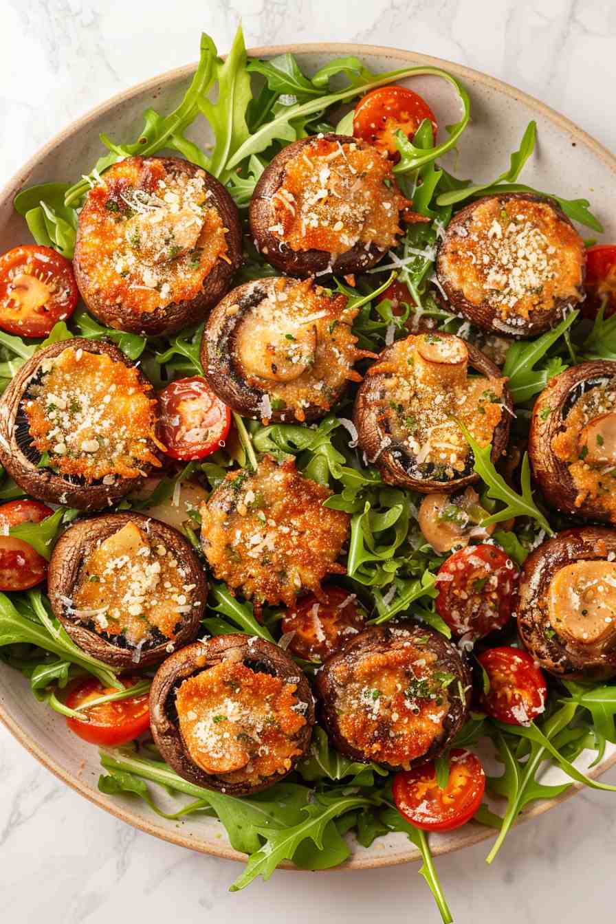 Baked Parmesan Mushrooms Baked Parmesan Mushrooms
