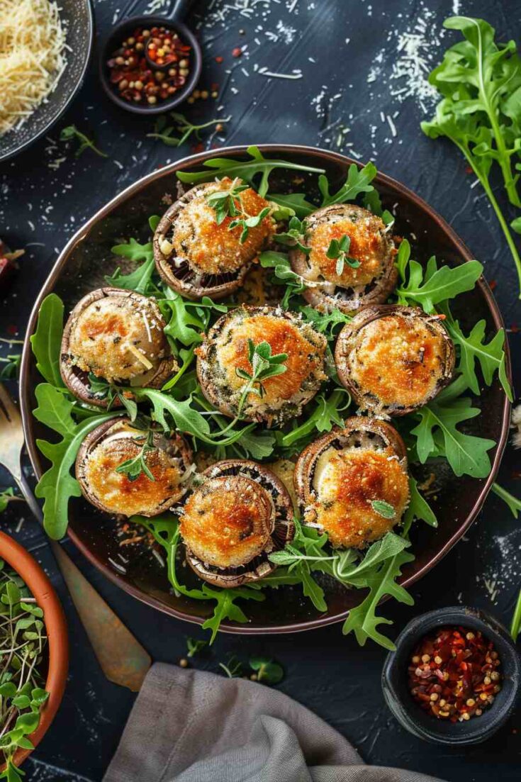 Baked Parmesan Mushrooms Baked Parmesan Mushrooms