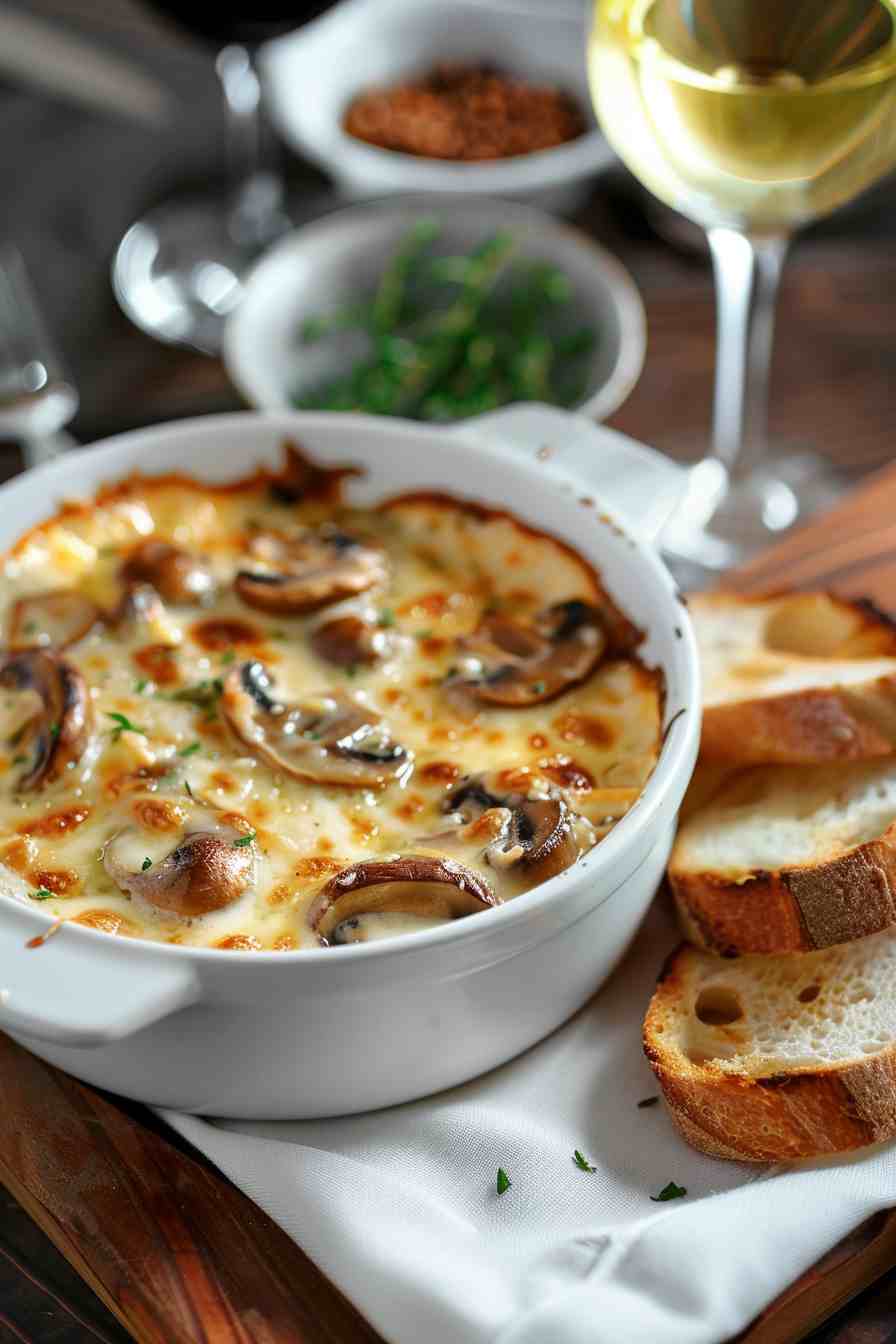Baked Parmesan Mushrooms Baked Parmesan Mushrooms