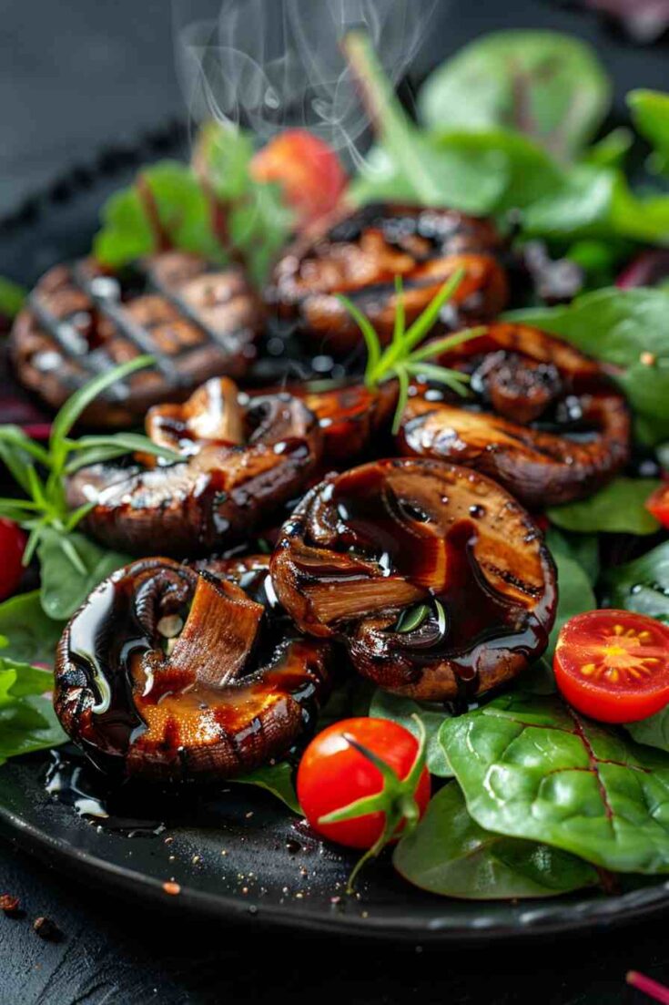 Balsamic Glazed Portobellos Balsamic Glazed Portobellos