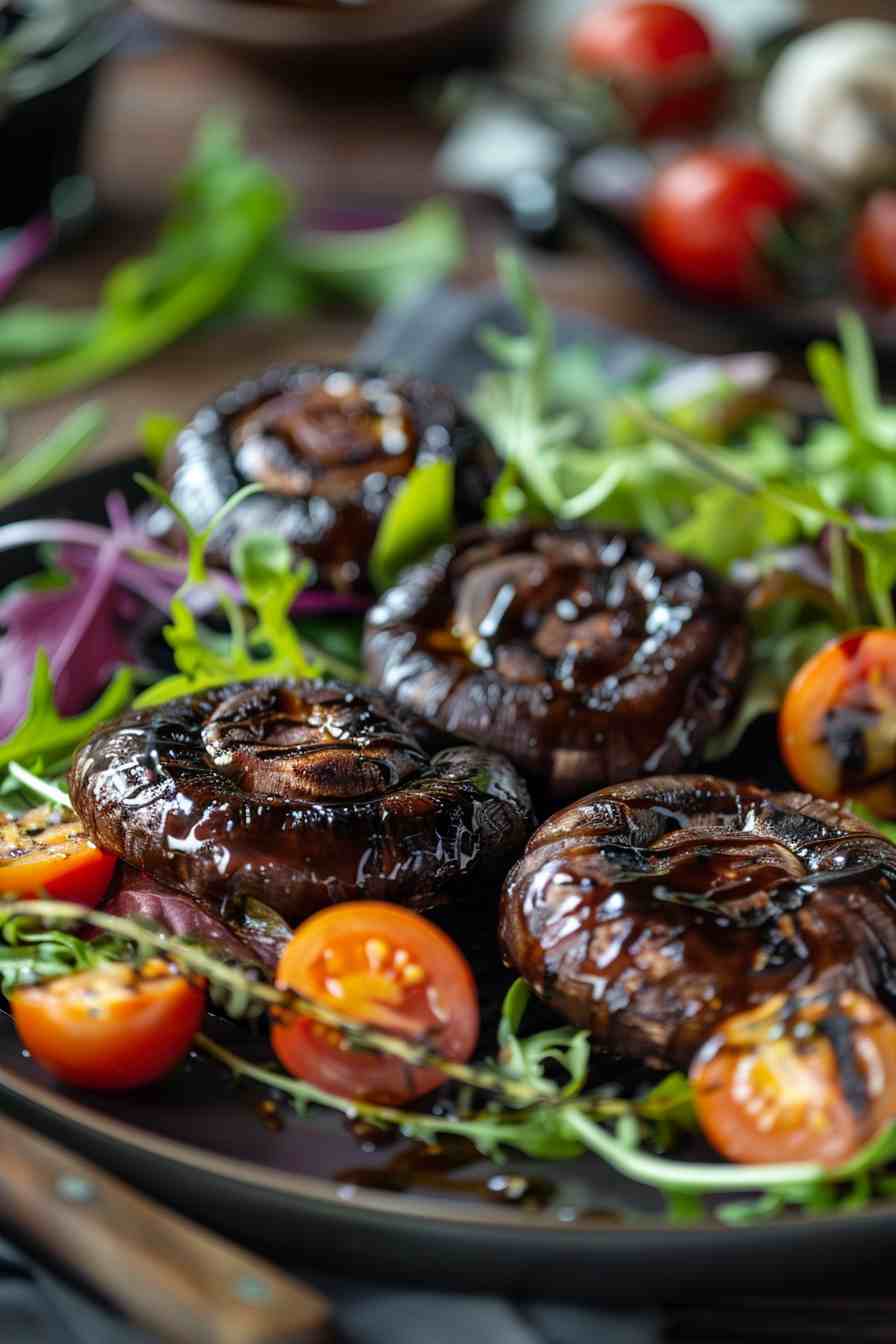Balsamic Glazed Portobellos Balsamic Glazed Portobellos