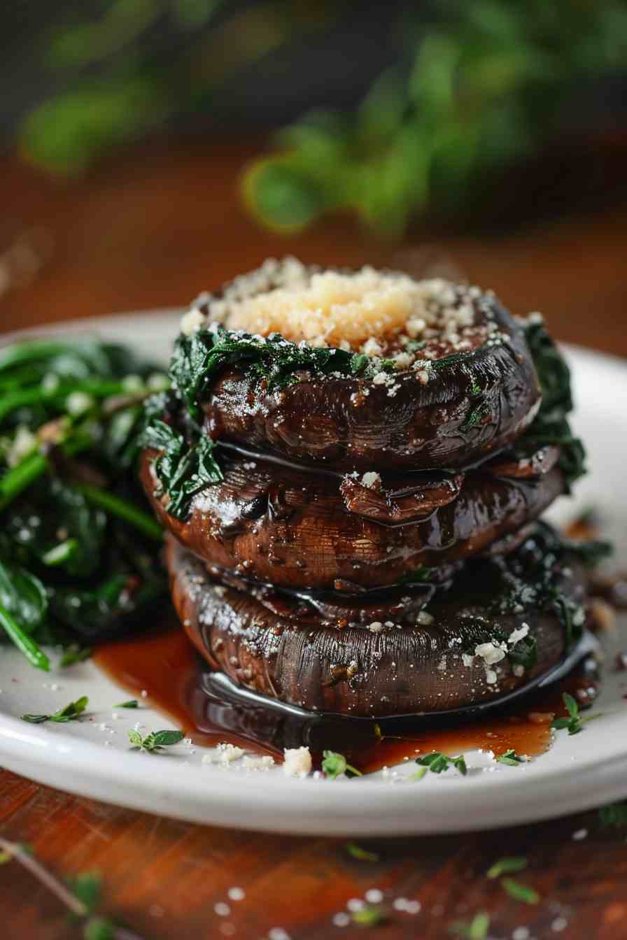 Balsamic Glazed Portobellos Balsamic Glazed Portobellos