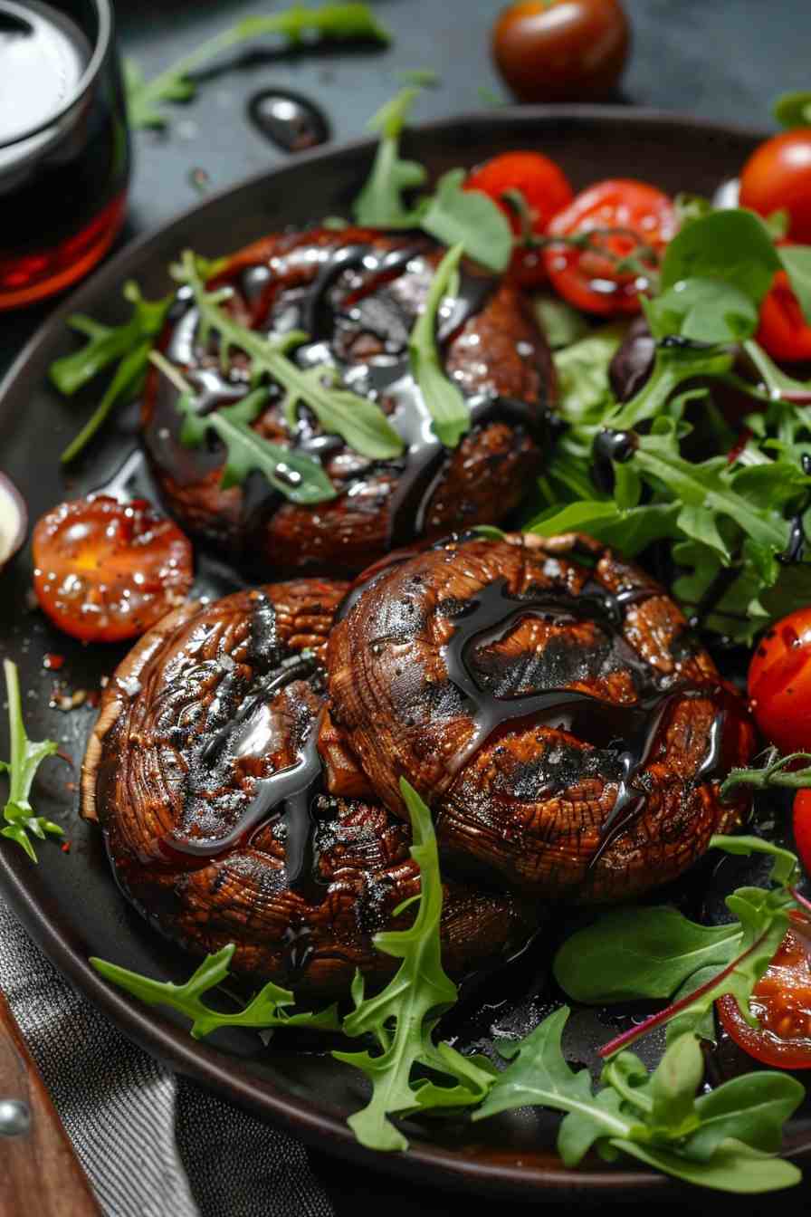 Balsamic Glazed Portobellos Balsamic Glazed Portobellos