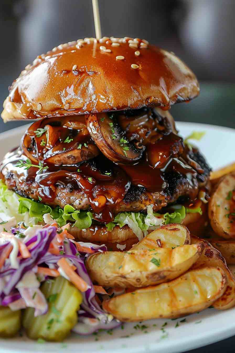 Big Mushroom Burger Patties Big Mushroom Burger Patties