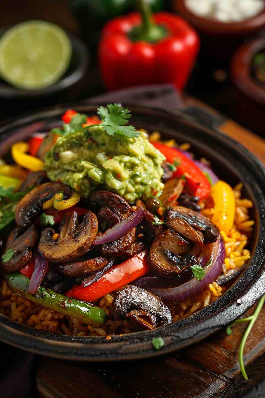 Big Mushroom Fajita Bowls Big Mushroom Fajita Bowls