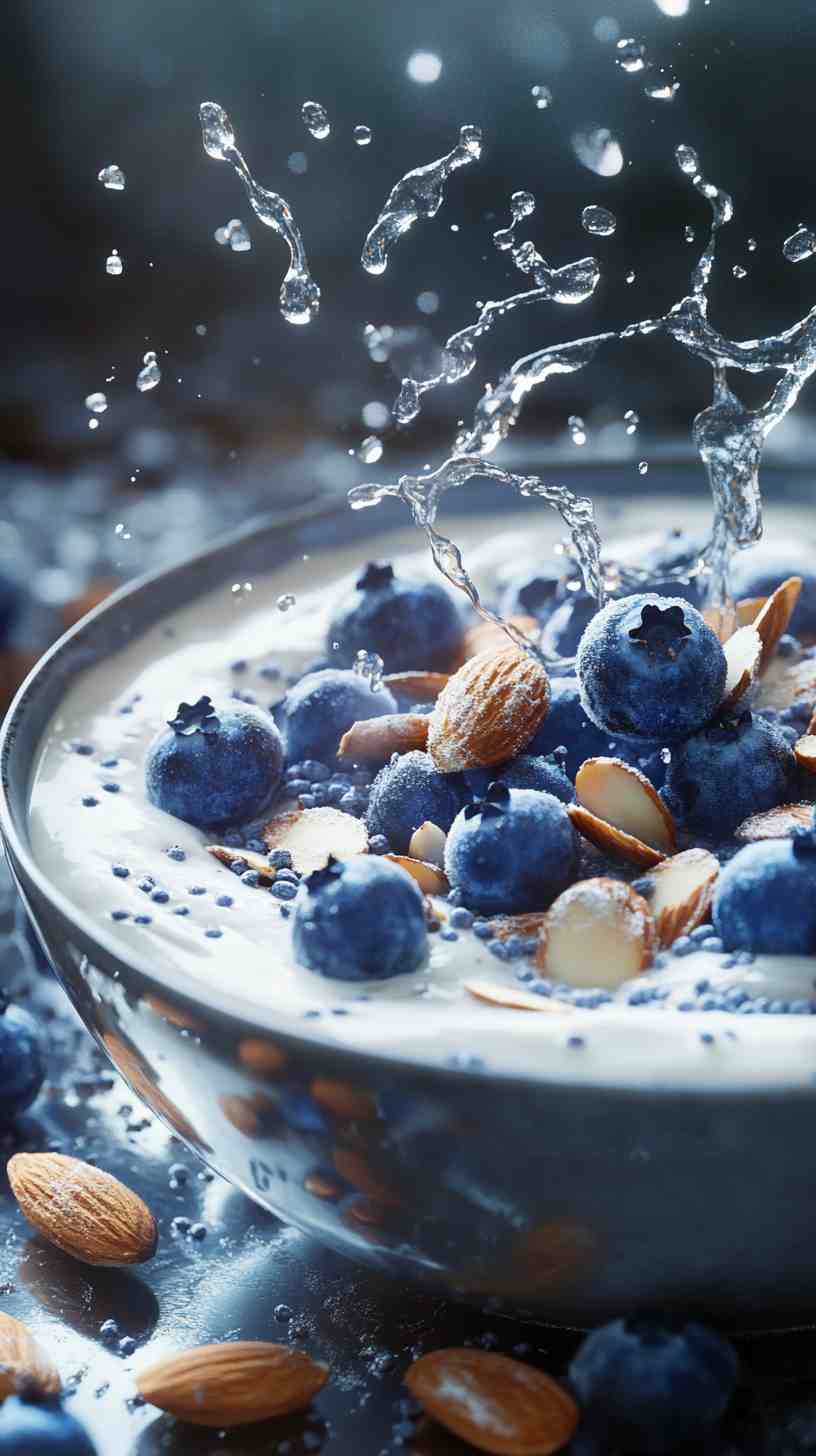 Blueberry Almond Dream Smoothie Bowl Blueberry Almond Dream Smoothie Bowl