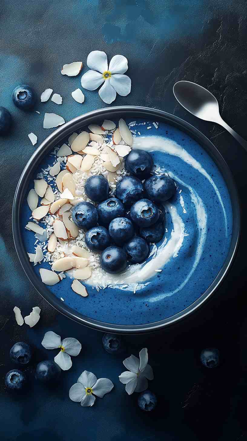 Blueberry Almond Dream Smoothie Bowl Blueberry Almond Dream Smoothie Bowl