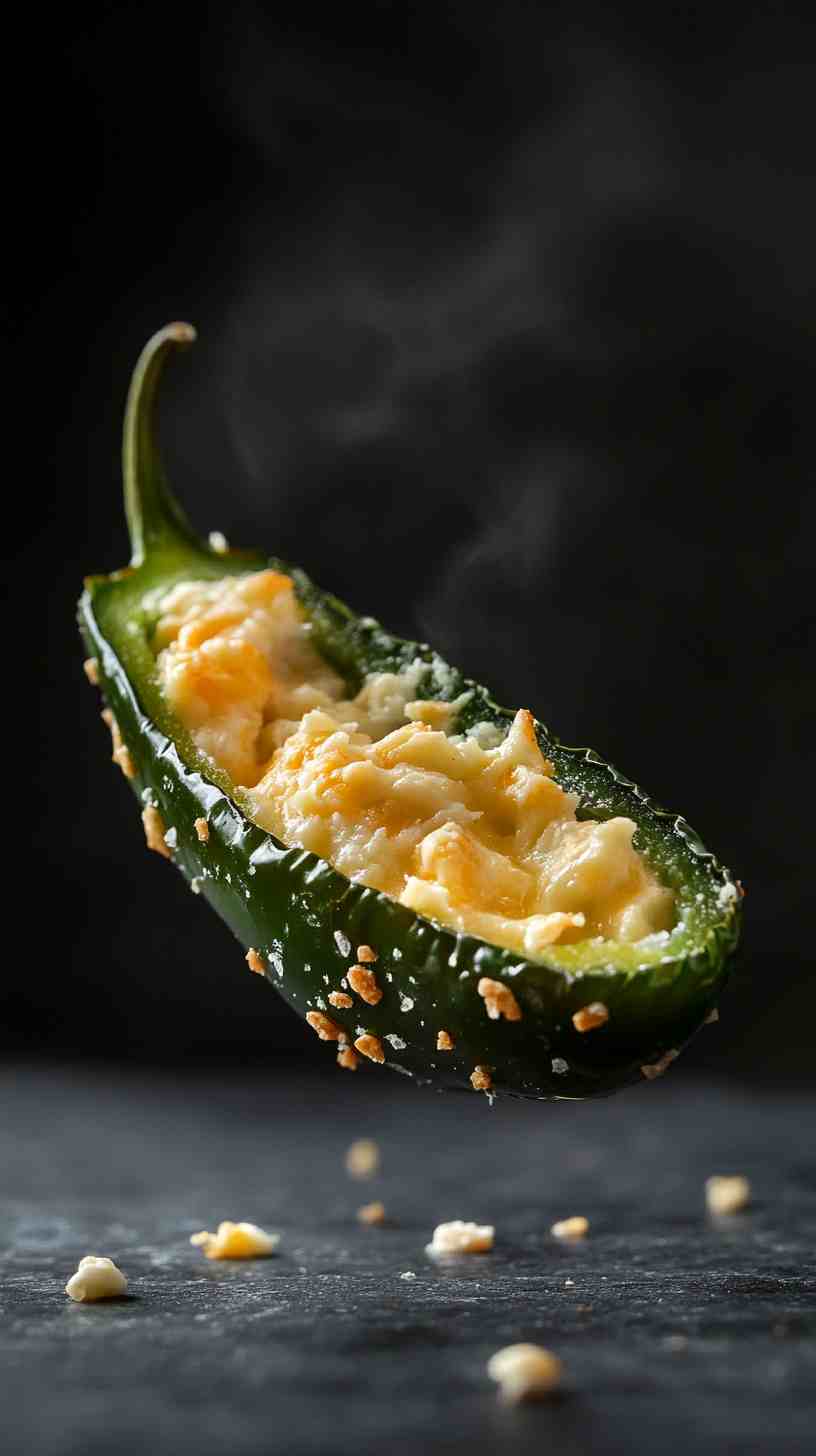 Cheese-Stuffed Jalapeño Poppers Street Food Cheese-Stuffed Jalapeño Poppers Street Food