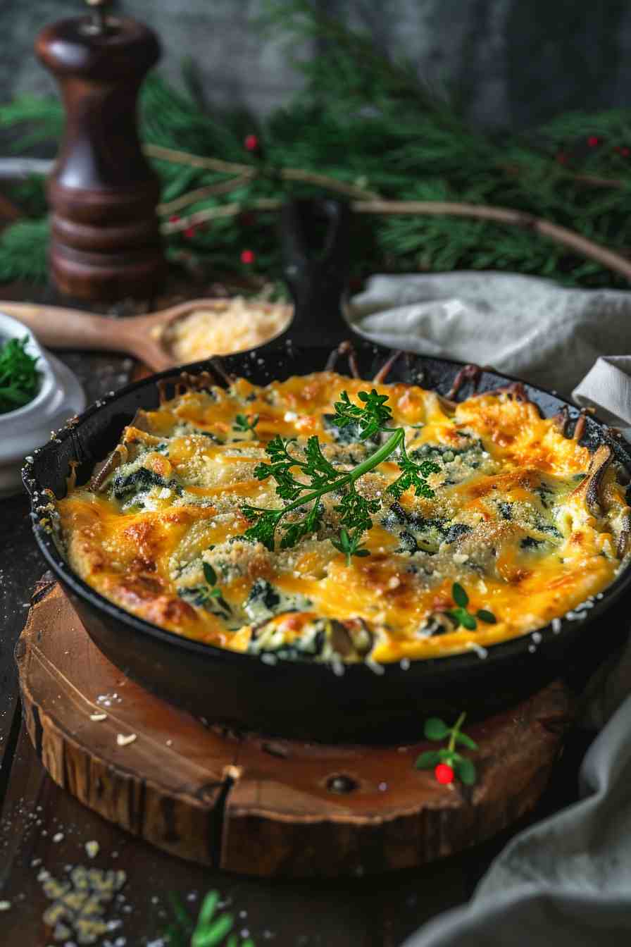 Cheesy Mushroom Caps Cheesy Mushroom Caps