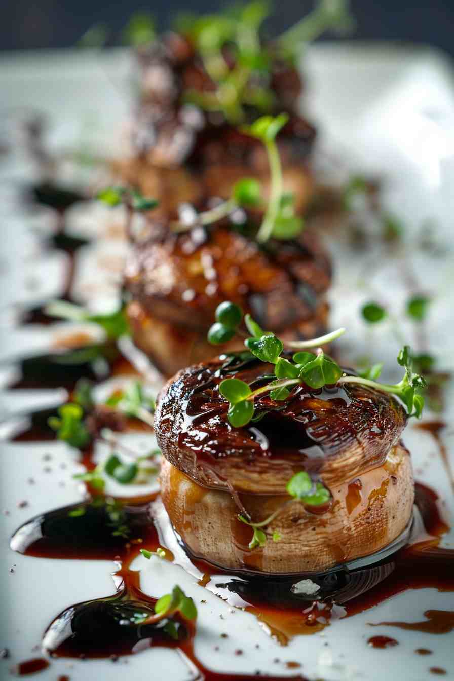 Cheesy Mushroom Caps Cheesy Mushroom Caps