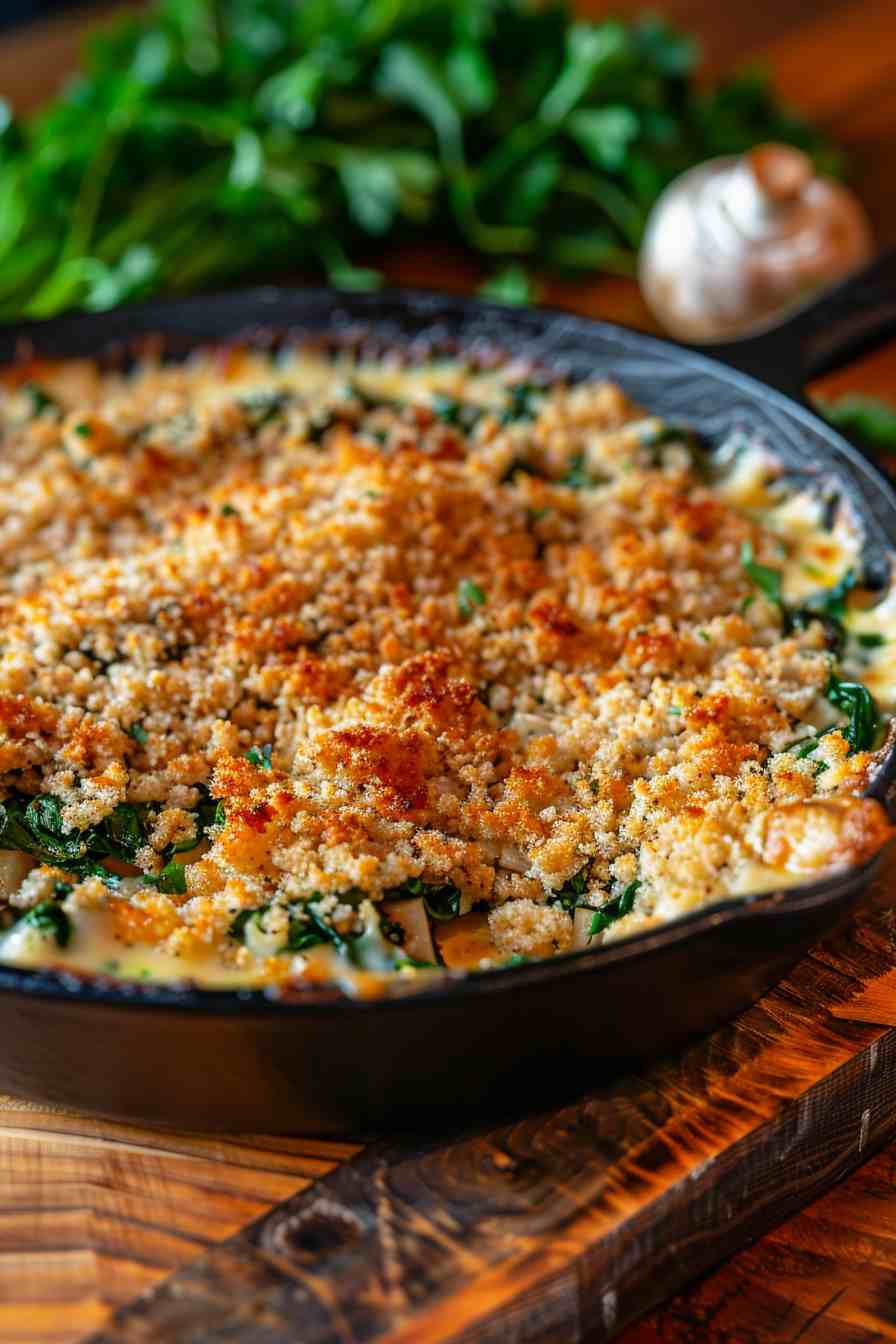Cheesy Mushroom Caps Cheesy Mushroom Caps