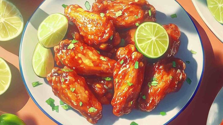 Chili Lime Air Fryer Chicken Wings