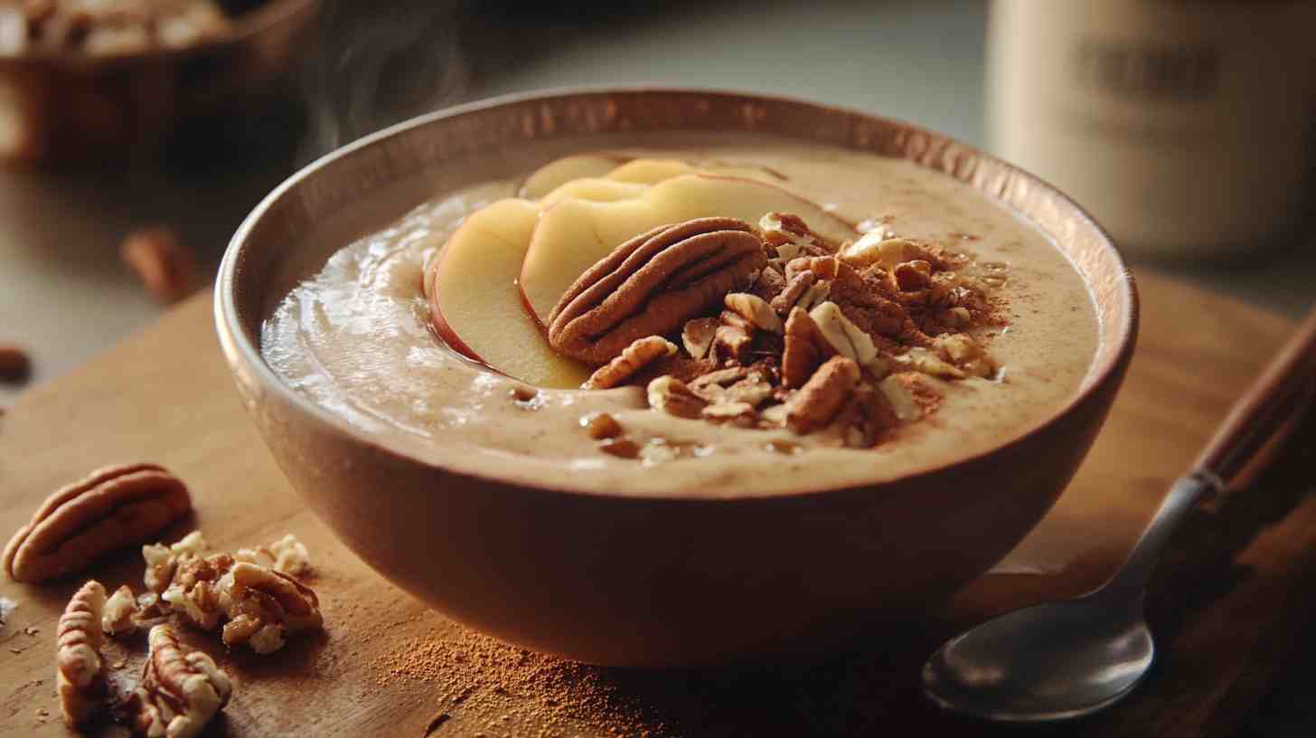Cinnamon Apple Pie Smoothie Bowl Cinnamon Apple Pie Smoothie Bowl