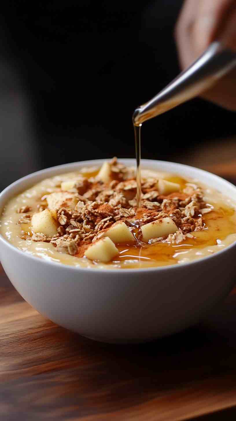 Cinnamon Apple Pie Smoothie Bowl Cinnamon Apple Pie Smoothie Bowl
