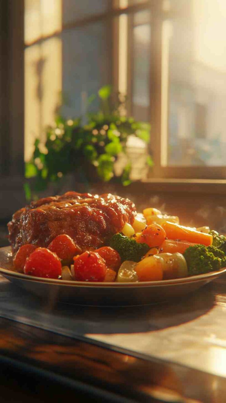 Comforting Homestyle Chuck Roast with Gravy