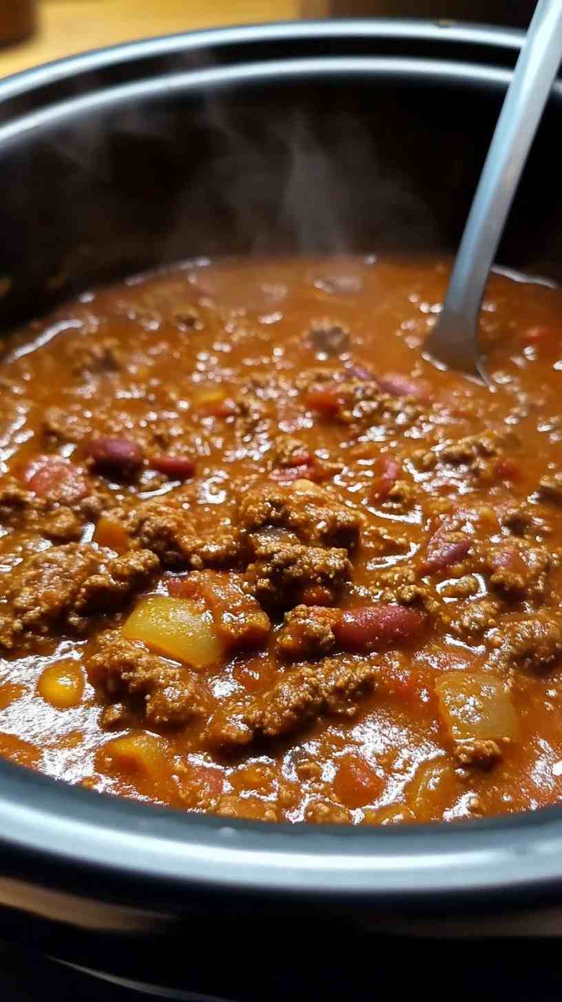 Classic Slow Cooker Beef Chili Classic Slow Cooker Beef Chili