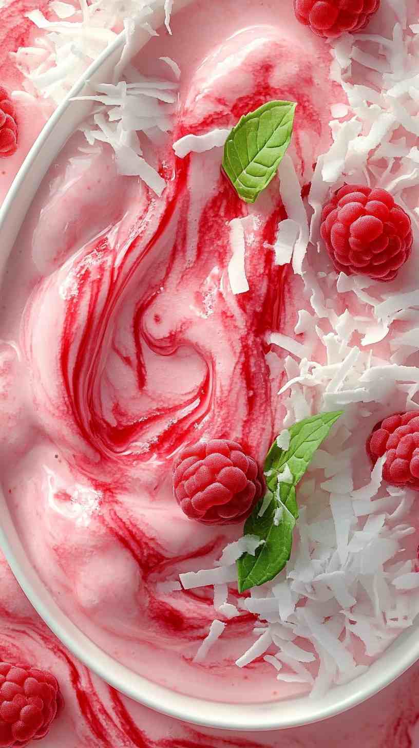 Coconut & Raspberry Power Smoothie Bowl Coconut & Raspberry Power Smoothie Bowl