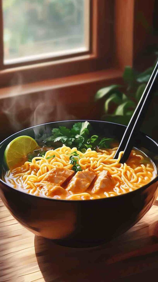 Creamy Coconut Curry Ramen Noodles Creamy Coconut Curry Ramen Noodles