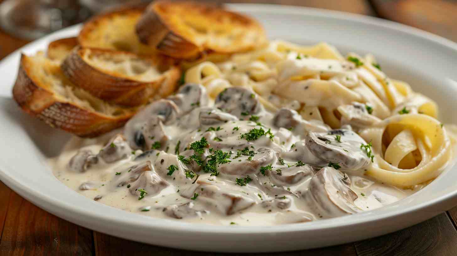 Creamy Mushroom Stroganoff