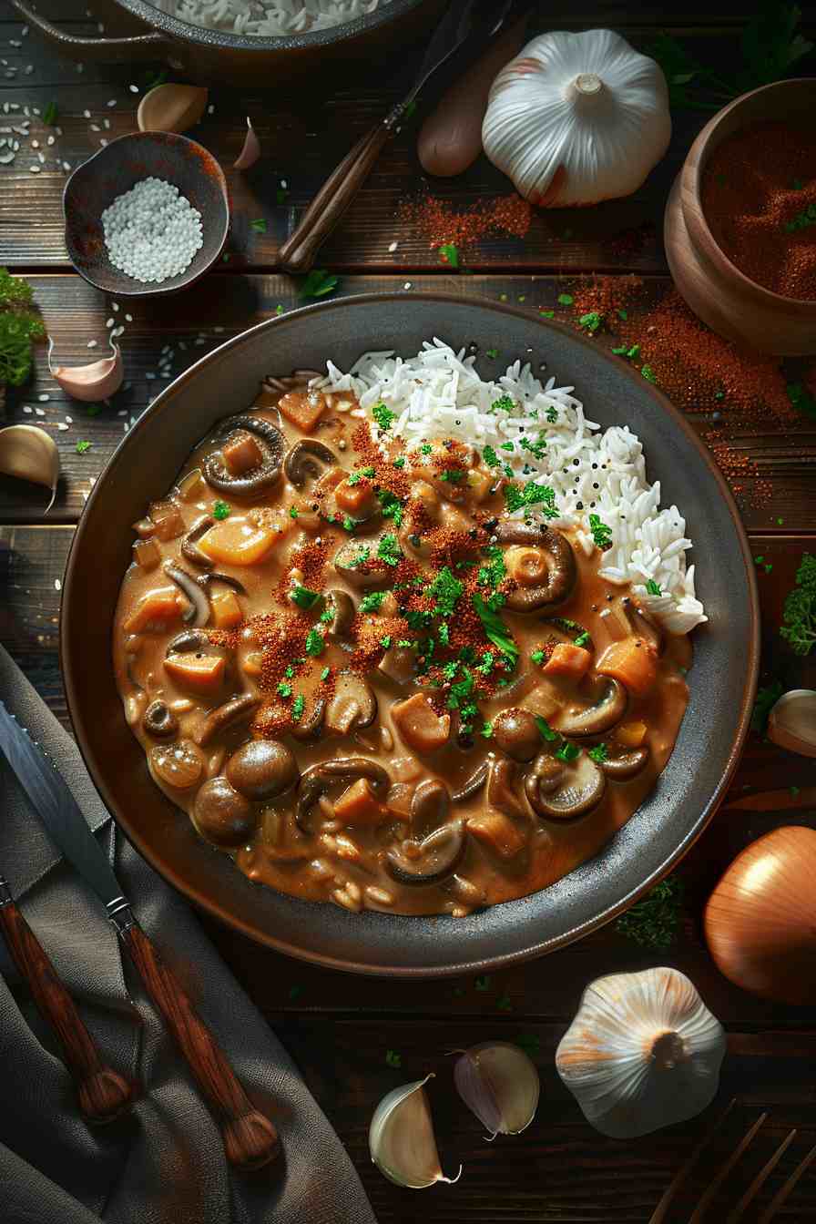 Creamy Mushroom Stroganoff Creamy Mushroom Stroganoff