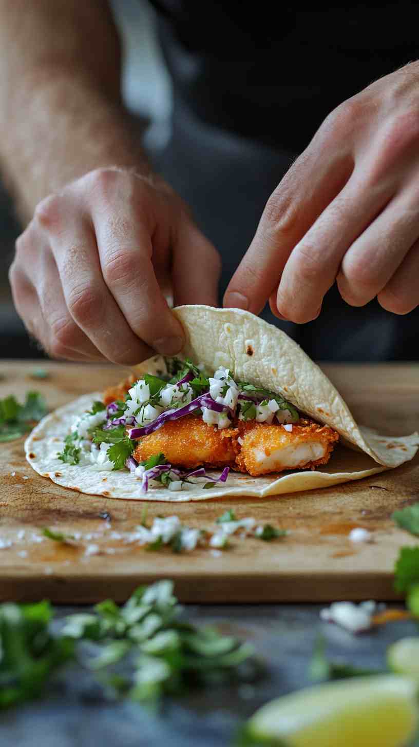 Crispy Fish Tacos with Lime Slaw Street Food Crispy Fish Tacos with Lime Slaw Street Food