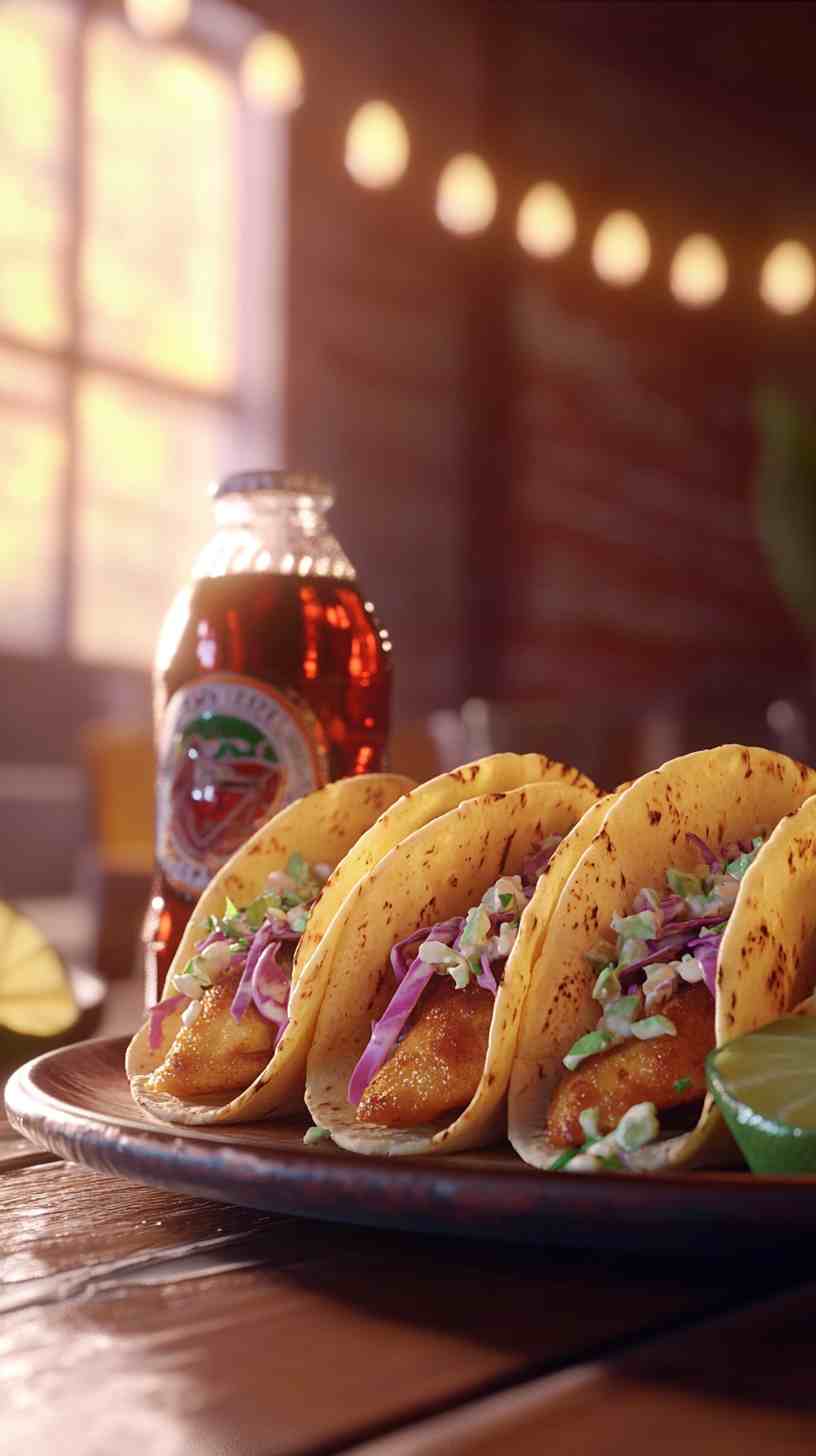 Crispy Fish Tacos with Lime Slaw Street Food Crispy Fish Tacos with Lime Slaw Street Food