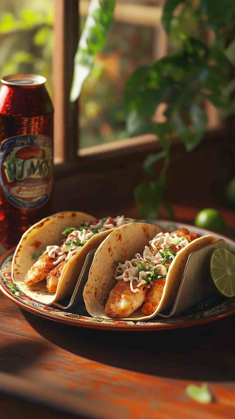 Crispy Fish Tacos with Lime Slaw Street Food Crispy Fish Tacos with Lime Slaw Street Food