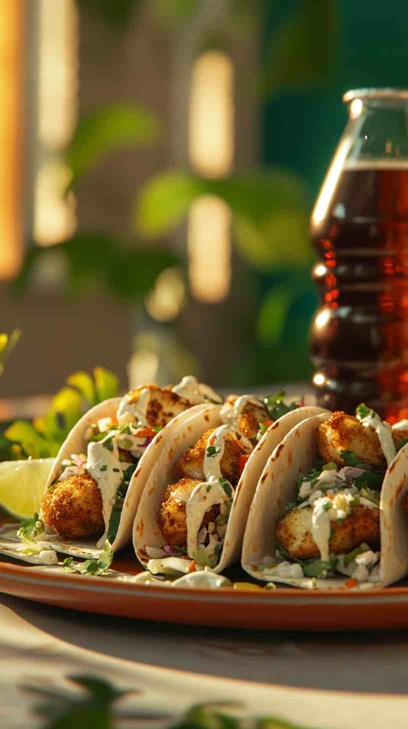 Crispy Fish Tacos with Lime Slaw Street Food Crispy Fish Tacos with Lime Slaw Street Food
