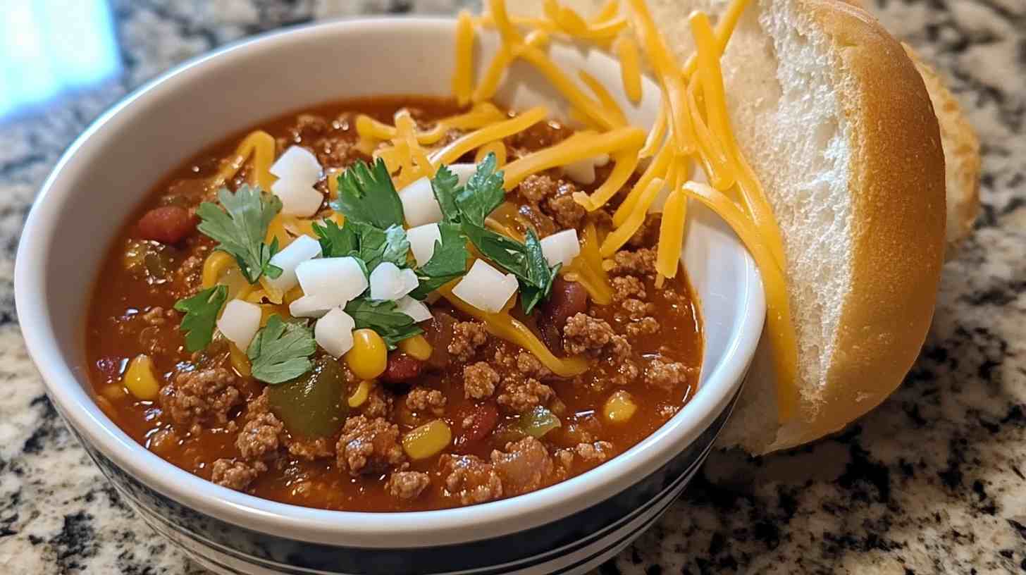 Easy Slow Cooker Chili with Ground Beef Easy Slow Cooker Chili with Ground Beef