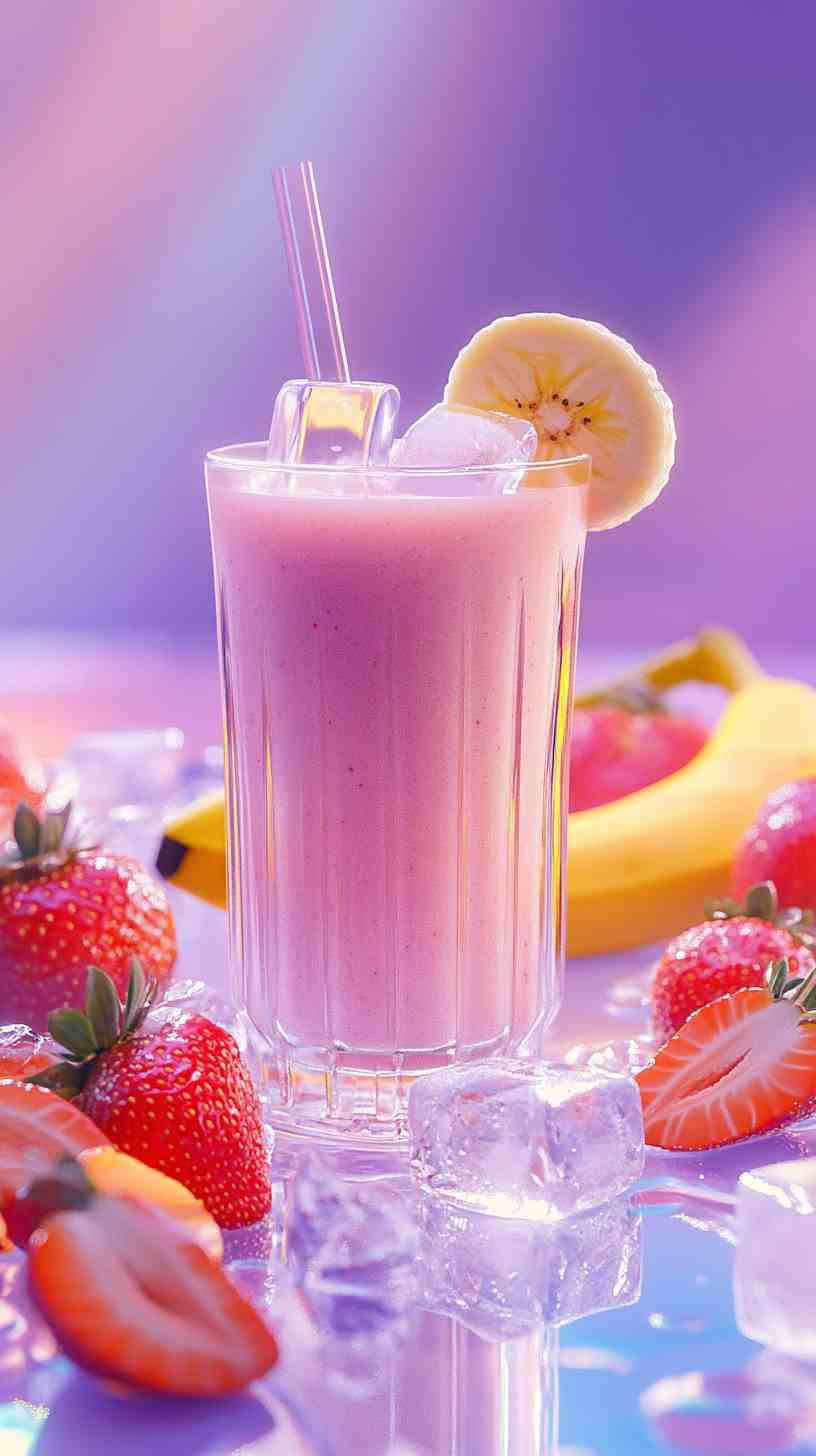 Fresh & Fruity Strawberry Banana Smoothie